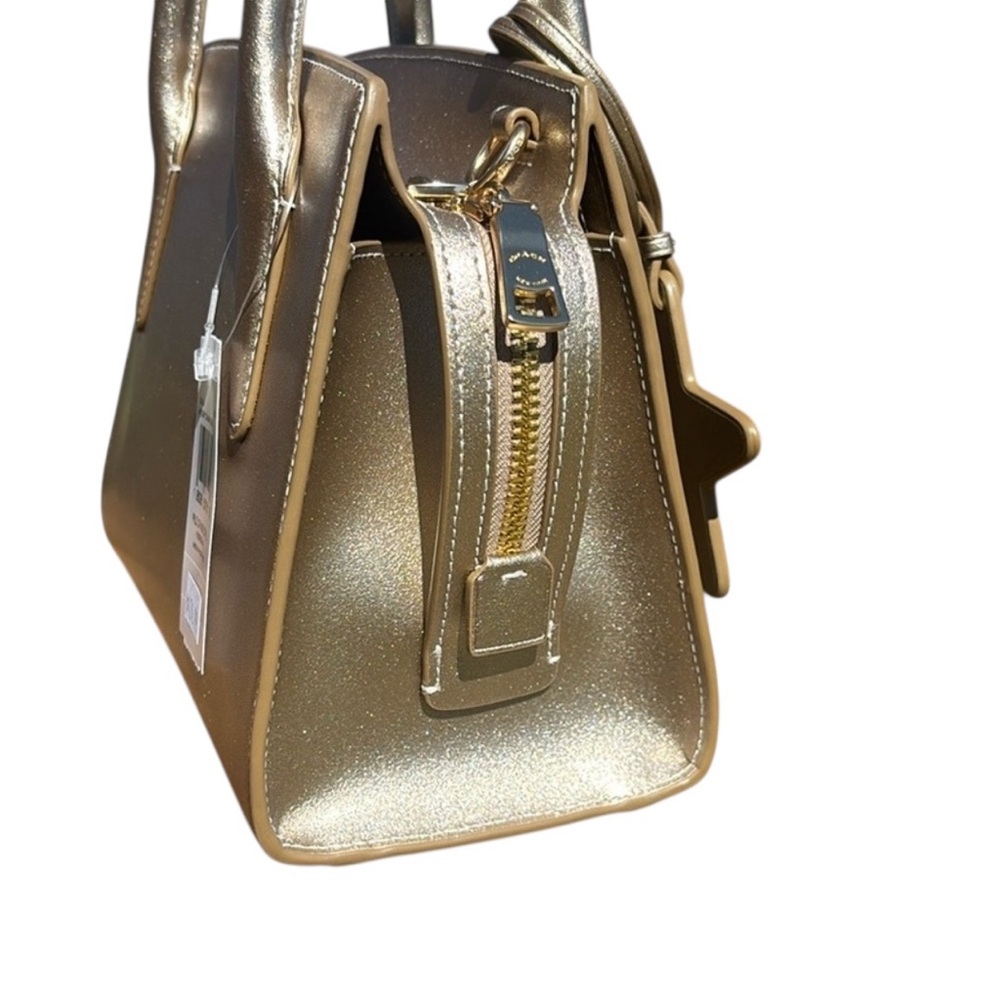 Coach Andrea Gold CarryAll Bag NWT - Picture 4 of 11